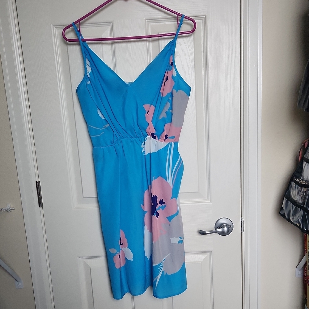 Blue Floral Dress